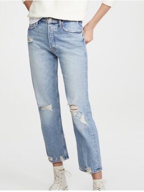 Mother Superior The Tomcat Jeans Women’s Size 28 The Confession Wash Distressed